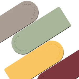 Natural Rubber and PU Arched Yoga Mat, Thick