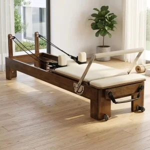 Natural Walnut Adjustable Pilates Fitness Machine