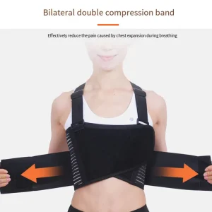 Neoprene Breathable Heavy Duty Soft Support Bandage Hook Loop Closure for Back Waist Chest Pain Relief Unisex Sports Fitness