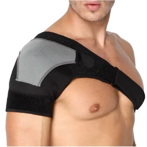 Neoprene Breathable Orthopedic Shoulder Brace Adjustable Hook for Sports Protection