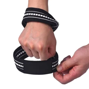 Neoprene Figure-8 Heavy-Duty Weight Lifting Straps for Gym Training and Wrist Protection