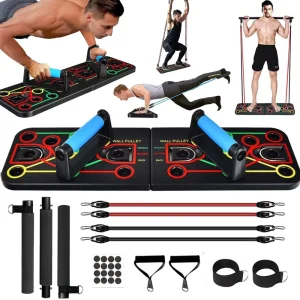 New Arrival Portable Push-Up Board Combo Set for Full-Body Home Workouts