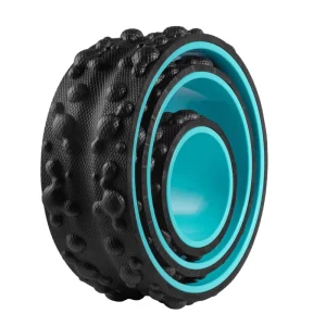 New Design Eco friendly 3 piece set or 4 piece Set of Foam Roller Yoga Wheel for Back Pain or Neck Relief