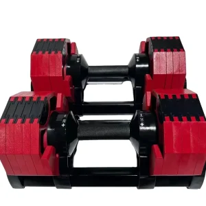 New Design Quick Adjusting Dumbbell Set Octagon Professional Fitness Dumbbells 45kg 100lb Adjustable Dumbbell