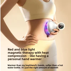 New Health Massage Care Negative Pressure Magnetic Rechargeable Electric Cupping Device Intelligent Hot Compress Scraping Tool
