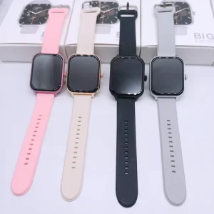 New L16 Smart Watches Big Screen BT Call Waterproof Fitness Tracker Men Women Ultra-thin Smartwatch