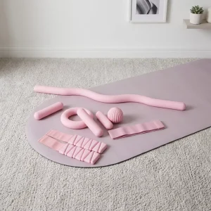 New Pilates Accessories Training Equipment Silicone Power Ring Weight Beam Set Yoga Mat Home Gym Fitness Set Pilates Accessories