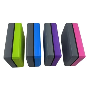 New Recycled High Density EVA Foam Yoga Block Solid Color Evafoam Pilates Brick for Fitness Home Yoga Exercises