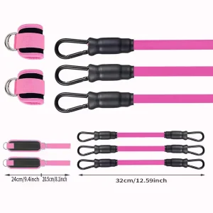 New Style Multi Functional Fitness Resistance Band Set for Fitness