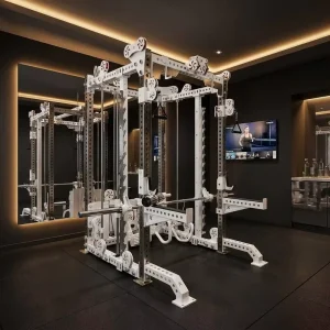 New Type Multi Functional Steel Smith Machine Tornado Arms Gym Equipment for Fitness Exercises Weight Training Strength Building