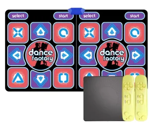 No. 3 Non-Slip Dance Mat for Single or Double Players, Exercise Footprint