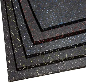 Noise Absorption EPDM Fitness Crossfit Rubber Mat Gym Flooring Tiles