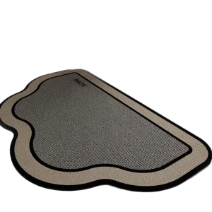 Non-Slip Absorbent Diatom Mud Bathroom Floor Mat, Stain-Resistant, Alien Shape