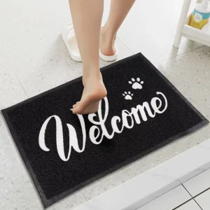 Non-Slip Custom Logo Welcome Door Mat for Home Entrance