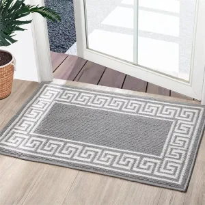 Non-Slip Dirt-Resistant Washable Tufted Polypropylene Indoor Entrance Mat for Dogs and Muddy Paws