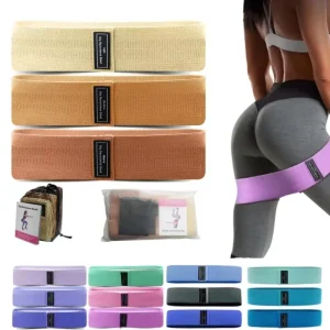 Non Slip Elastic Booty Exercise Belt Workout Bands Women Sports Fitness Resistance Bands