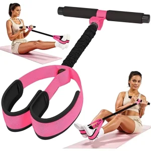 Non Slip Elastic Rope Foot Puller Resistance Band for Home Abdominal Leg Muscle Trainer Multi Function Exercise Aid