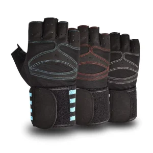 Non-Slip Exercise Gloves for Dumbbell and Pull-Up Bar Workouts with Wrist Support