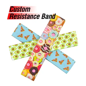 Non-Slip Fabric Loop Resistance Bands for Thigh and Glute Workouts