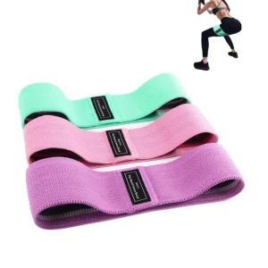 Non-Slip Fabric Resistance Bands Loop Exercise Bands for Glute Leg Stretching Workout