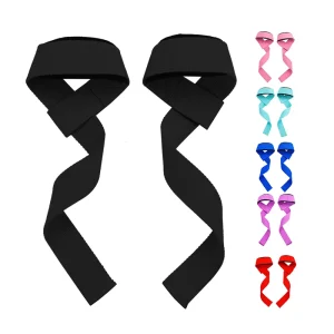 Non Slip Fitness Wrist Wraps with Lifting Straps for Strength Training and Weightlifting