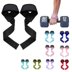 Non-Slip Honeycomb-Style Weightlifting Straps