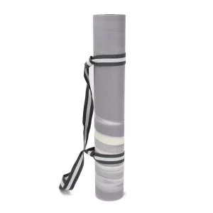 Non-Slip Marble PU and Natural Rubber Pilates Yoga Mat Set for Strength Training