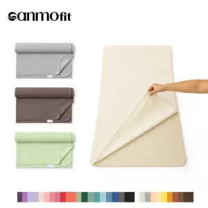 Non Slip Microfiber Yoga Towel Ultra Absorbent Quick Dry Hot Yoga Mat Cover for Studio