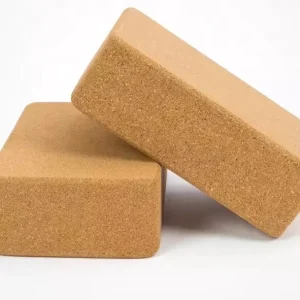 Non-Slip Odor-Free Natural Cork Yoga Block for Women and Pilates