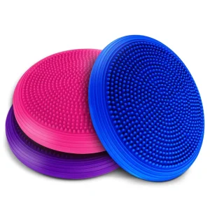 Non-Slip PVC Foldable Waterproof Air Stability Wobble Cushion Gym Yoga Training Disc Balance Ball for Massage