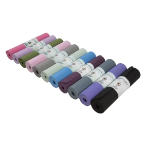 Non-Slip Pilates Yoga Mat, Custom Logo, for Home Gym Fitness