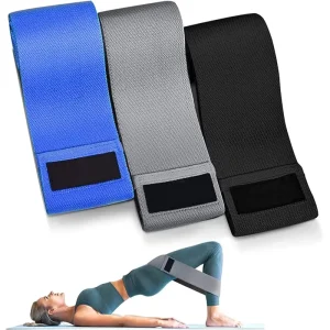 Non Slip Pull up Adjustable Durable Eco friendly Polyester Cotton Latex Resistance Bands Elastic Hip Booty Fitness