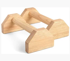 Non Slip Push up Calisthenics Equipment Wood Parallettes Push up Bars Board Pushup Handstand