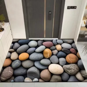 Non-Slip Rubber Welcome Doormat