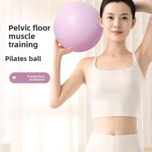 Non-Slip Shock-Absorbing PVC Pilates/Yoga Fitness Ball 25cm Diameter Mini-Basin for Maternity