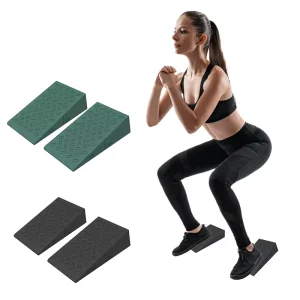 Non-Slip Slant Board Squat Wedge Blocks Calf and Foot Stretcher for Physical Therapy