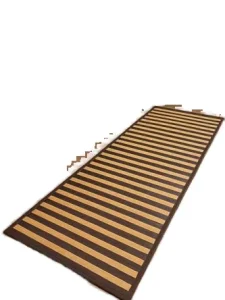 Non-Slip Striped Washable Kitchen Runner Mat Set Degrade Border 50×340cm