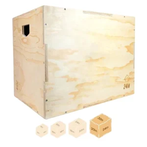 Non-Slip Wooden Plyo Jump Box