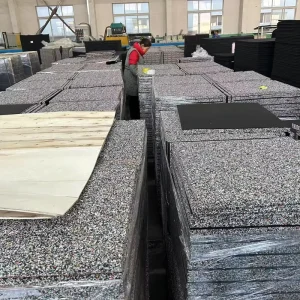 Non-Toxic Gym Rubber Workout Floor Tiles for Gyms and Exercise Spaces