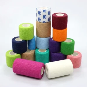 Non-Woven Cohesive Breathable Bandage for Outdoor Sports Joint Protection