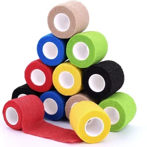 Non-Woven PET Elastic Self-Adhesive Camouflage Sports Tape Finger Bandage
