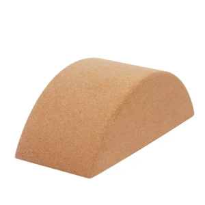 Non slip Durable Semi circular Yoga Block Works Core Muscles Maintain Balance Yoga Cork Balance Moon Block