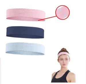 Non-slip Soft Lightweight Polyester Elastic Sport Headband for Yoga, Exercise and Cycling