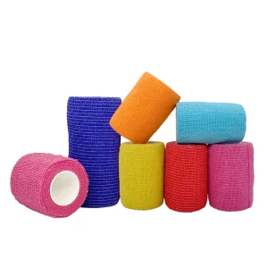 Nonwoven Cohesive Tensoplast Light Medical Sports Wrap High Compression Elastic Self Adhesive Bandage