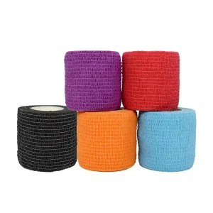 Nonwoven Self-Adhesive Elastic Cohesive Bandage Water-Resistant 5cm x 4.5m for Sports and Daily Use