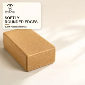 Nordic Minimalist Cork Yoga Block 964 Inch Foam Brick for Boutique Studio