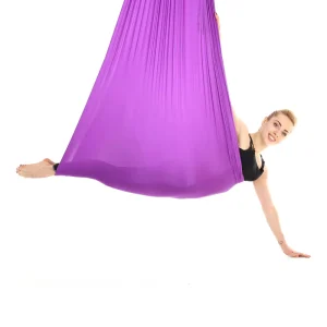 Nylon Aerial Yoga Hammock Set with Aerial Silks, Flying Swing, and Hanging Accessories