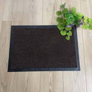 Nylon Anti-Slip Doormat Solid Modern Style PVC Back Outdoor Bathroom