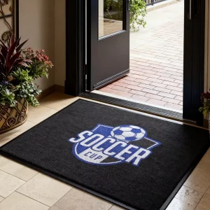 Nylon Anti-Slip Printed Doormat Garage Mat Eco-Friendly Washable Pet-Friendly Motorcycle