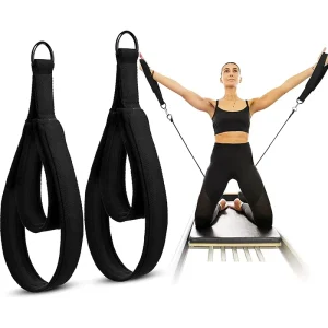 Nylon Cadillac Double Ring Straps for Pilates Reformer